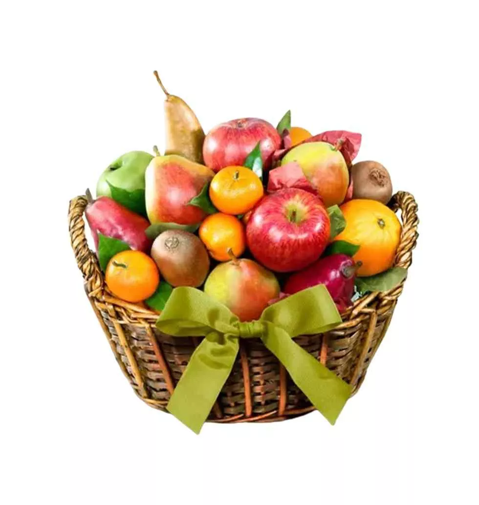 Organic Fresh Fruit Gift Basket