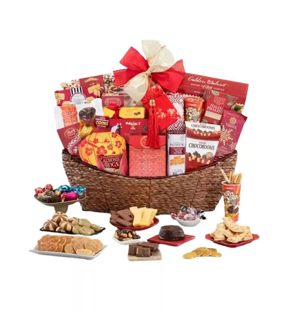 Exquisite Lunar New Year Delights Basket