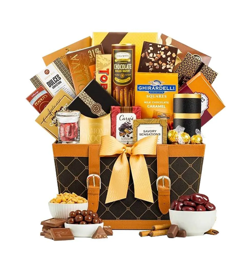 Special Gourmet Sweets And Snacks Basket