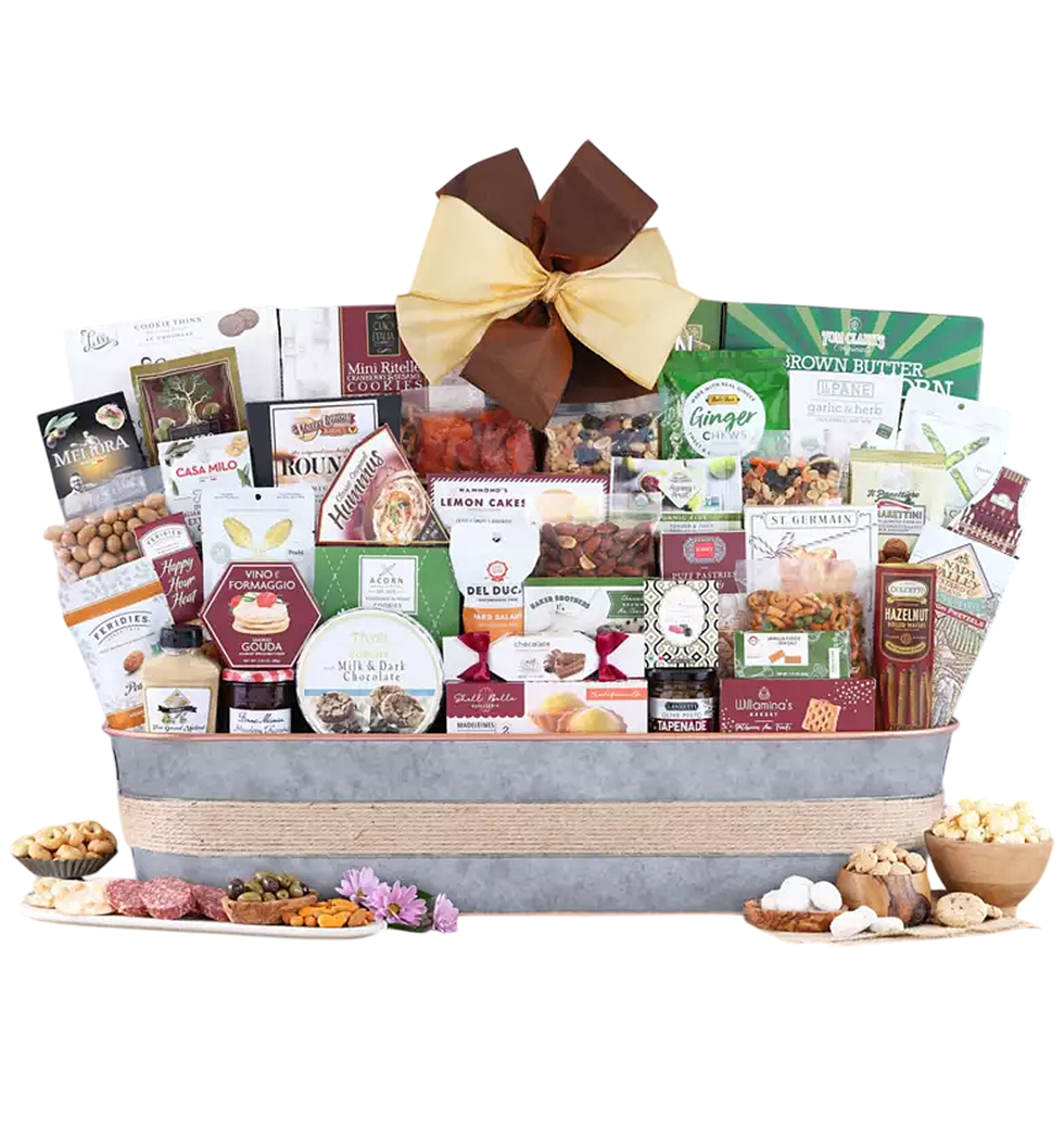 Delightful Snack Basket Surprise