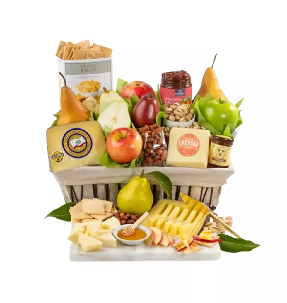 Fresh Fruit & Cheese Extravaganza
