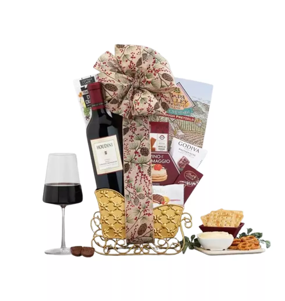 Cheers & Chocolate Holiday Sleigh