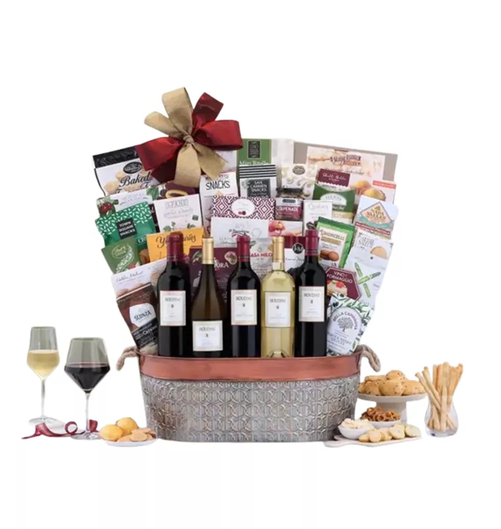 Houdini Vineyards Gourmet Basket