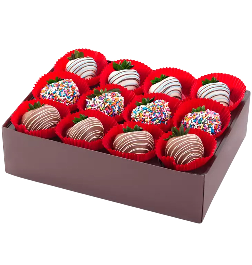 Assorted Chocolate Strawberry Celebration Box