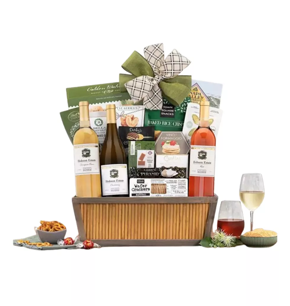 Elegant Wine and Treat Collection