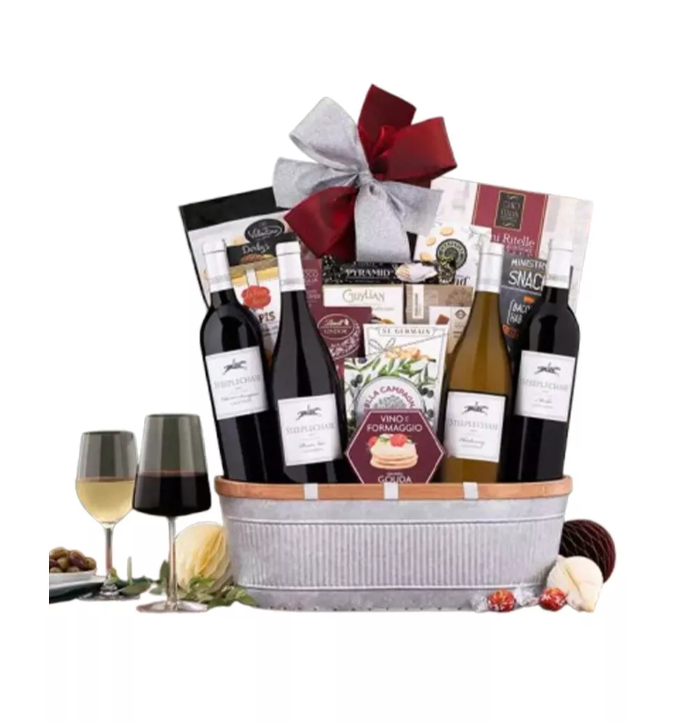 Luxe Wine n Treats Box