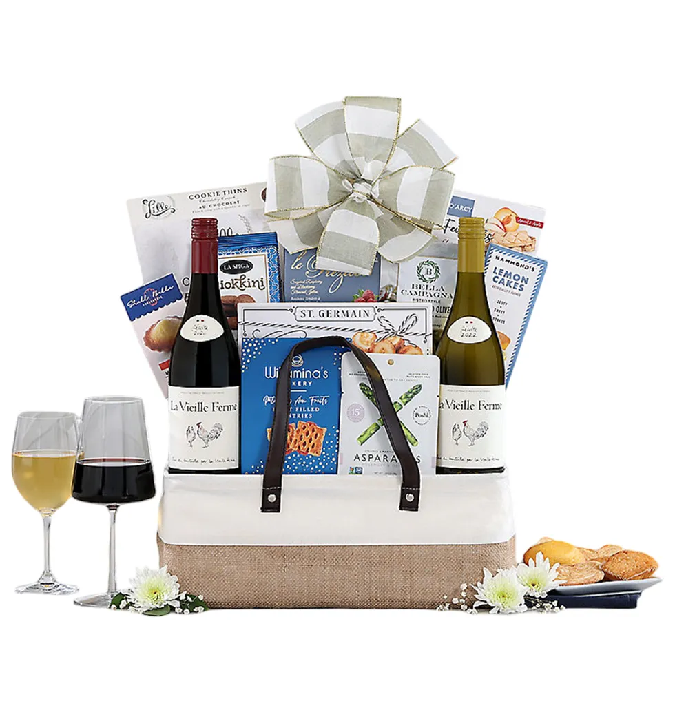 French Wine & Gourmet Treat Box