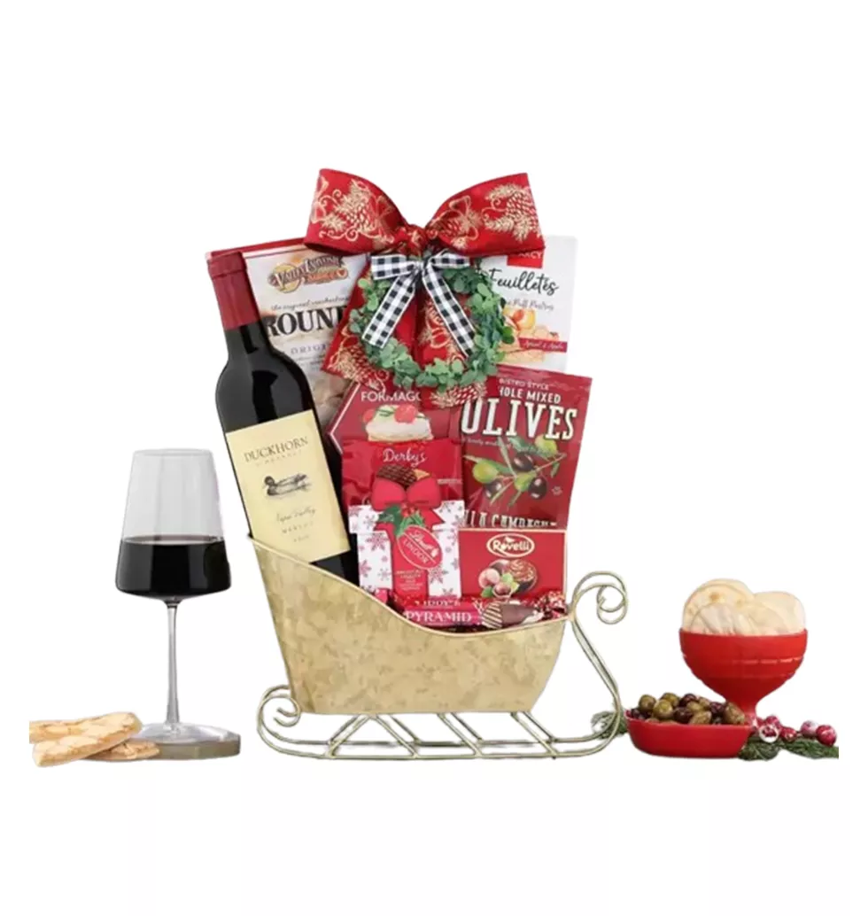 Delightful Goodies and Duckhorn Merlot