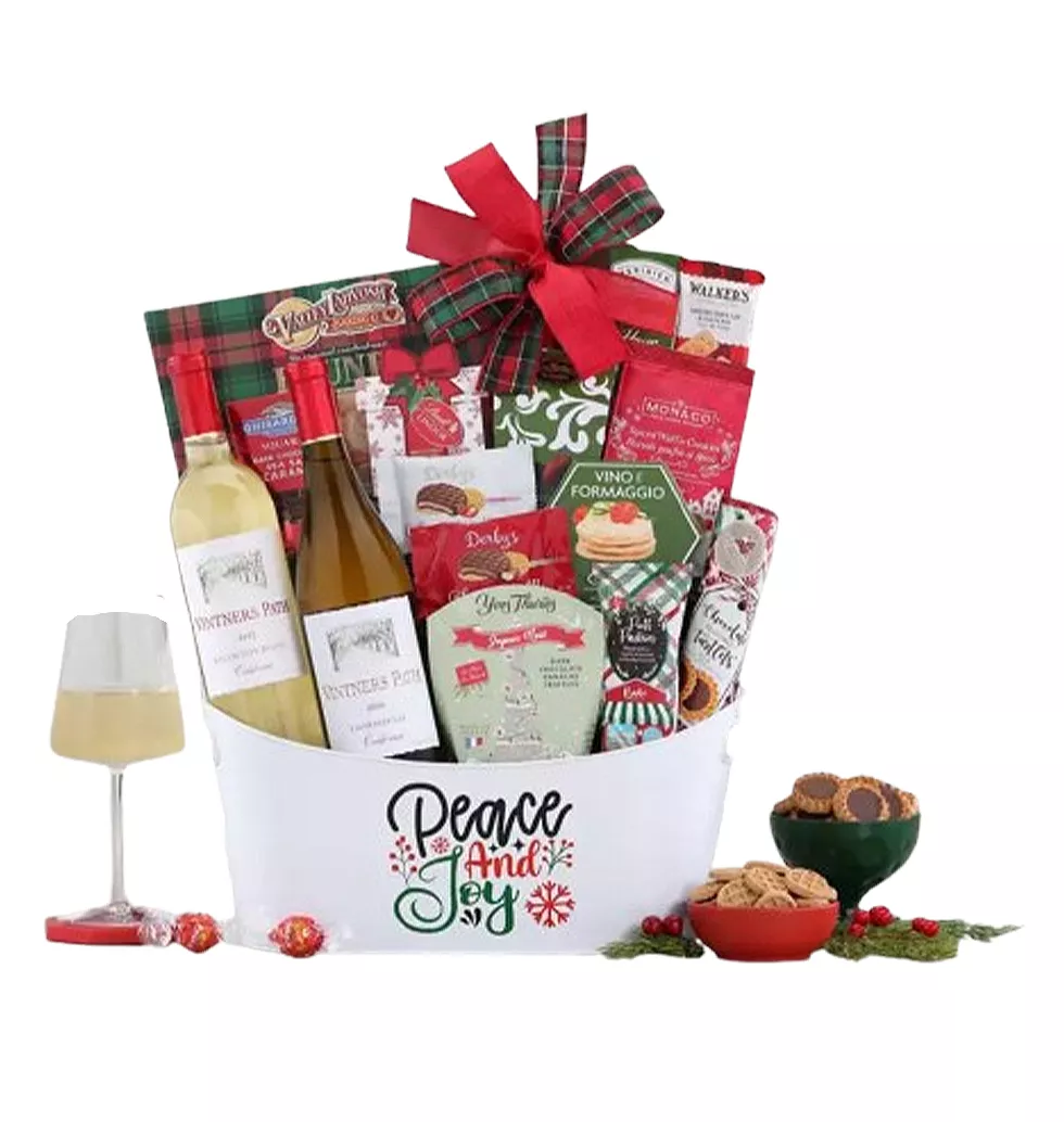 Fine Wine & Treat Assortment Hamper
