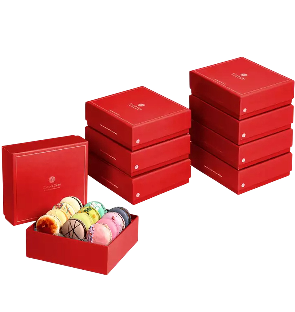 Tempting Flavored Macarons Gift