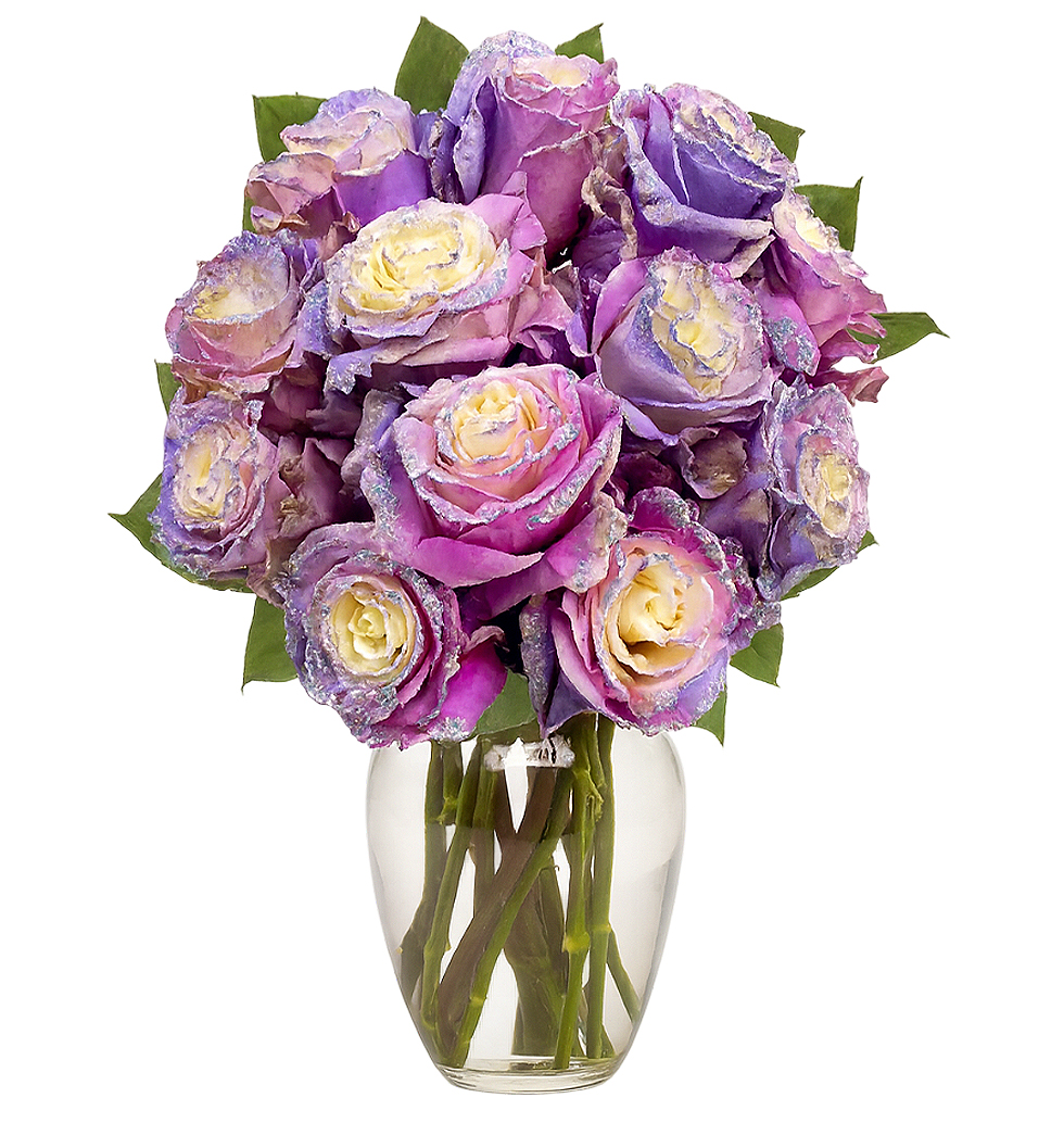 Shimmering Purple Rose Gift Set