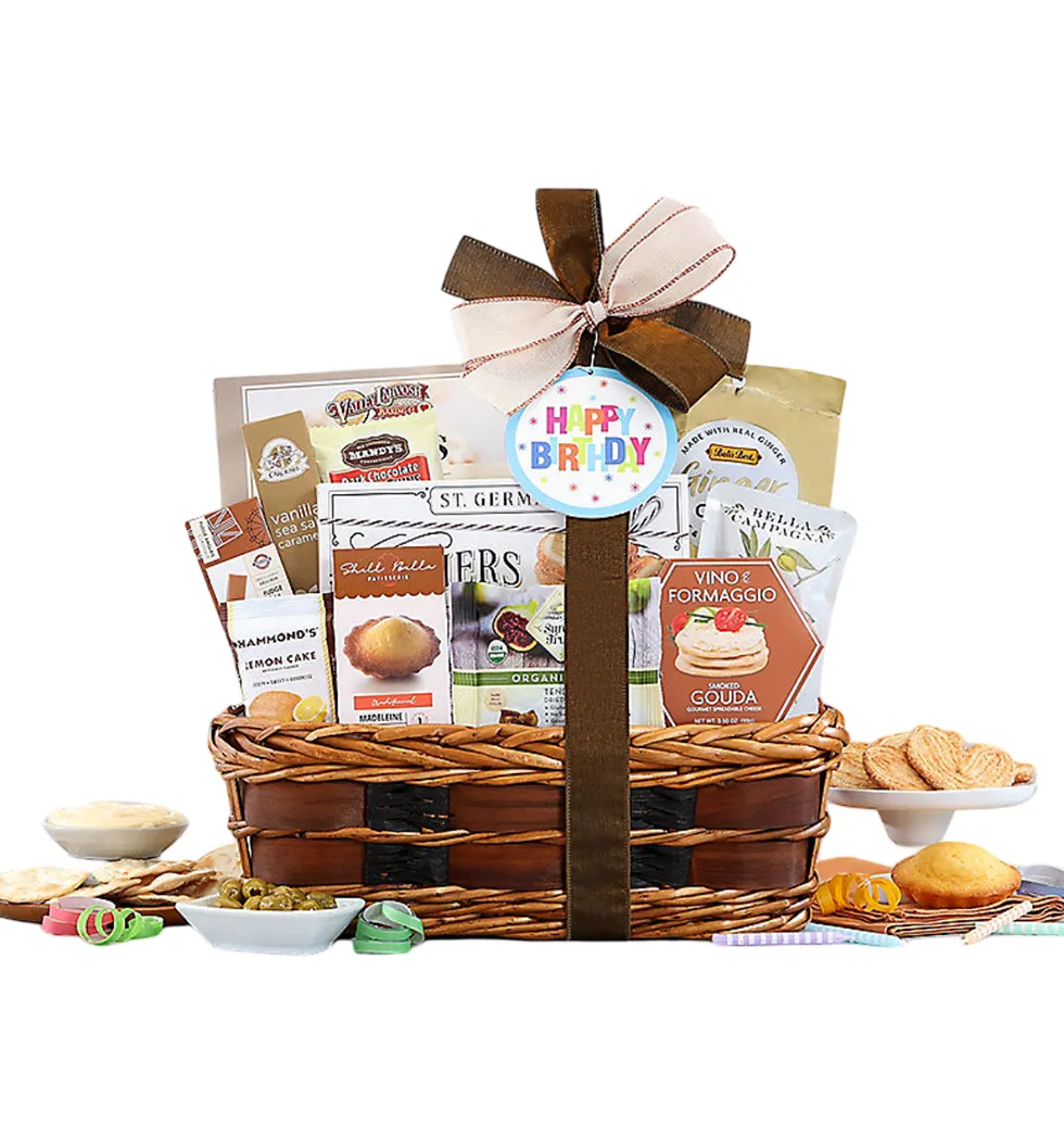 Happry Birthday Gourmet Gift Basket