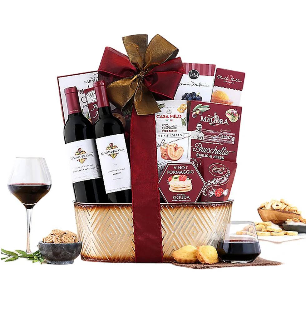 Wine & European Treats Hamper