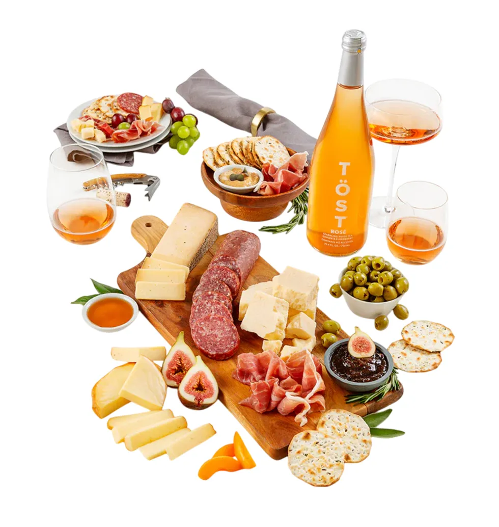 Exquisite Charcuterie & Sparkling Rosé Gift
