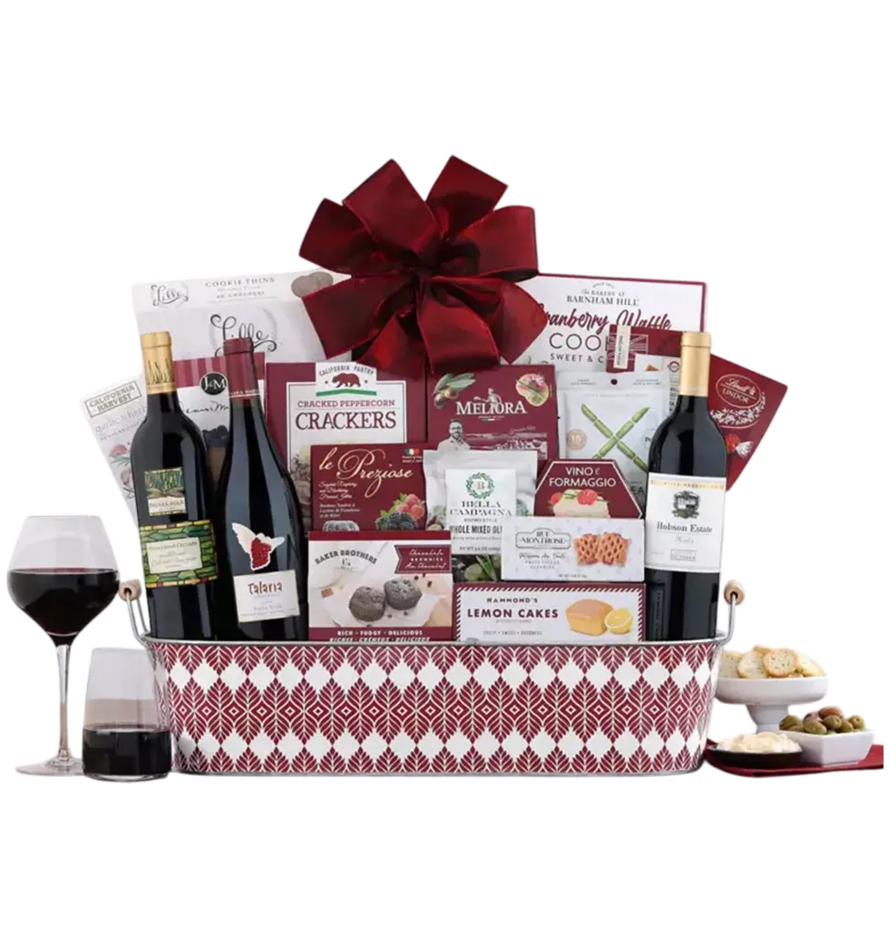 Wine & Gourmet Nibbles Hamper