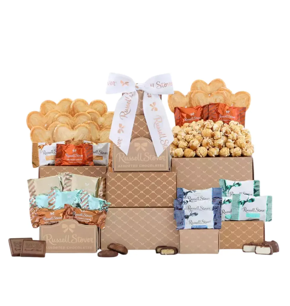 Splendid Christmas Chocolate Treats Tower