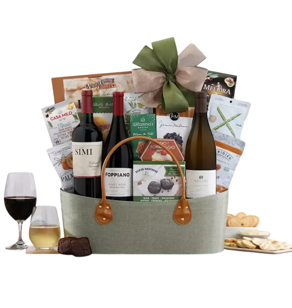 Wine Pairing & Gourmet Goodies Combo