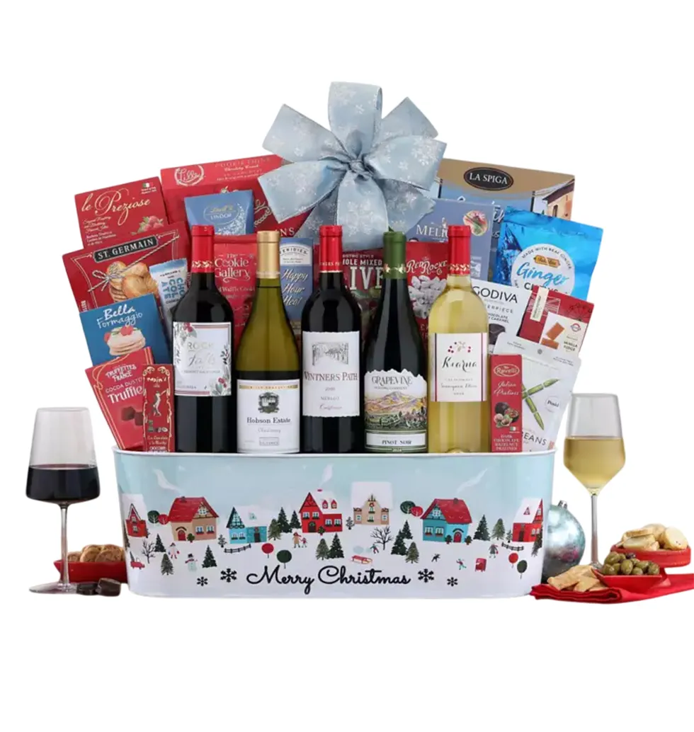 Elegant Wine & Treat Selection Pack