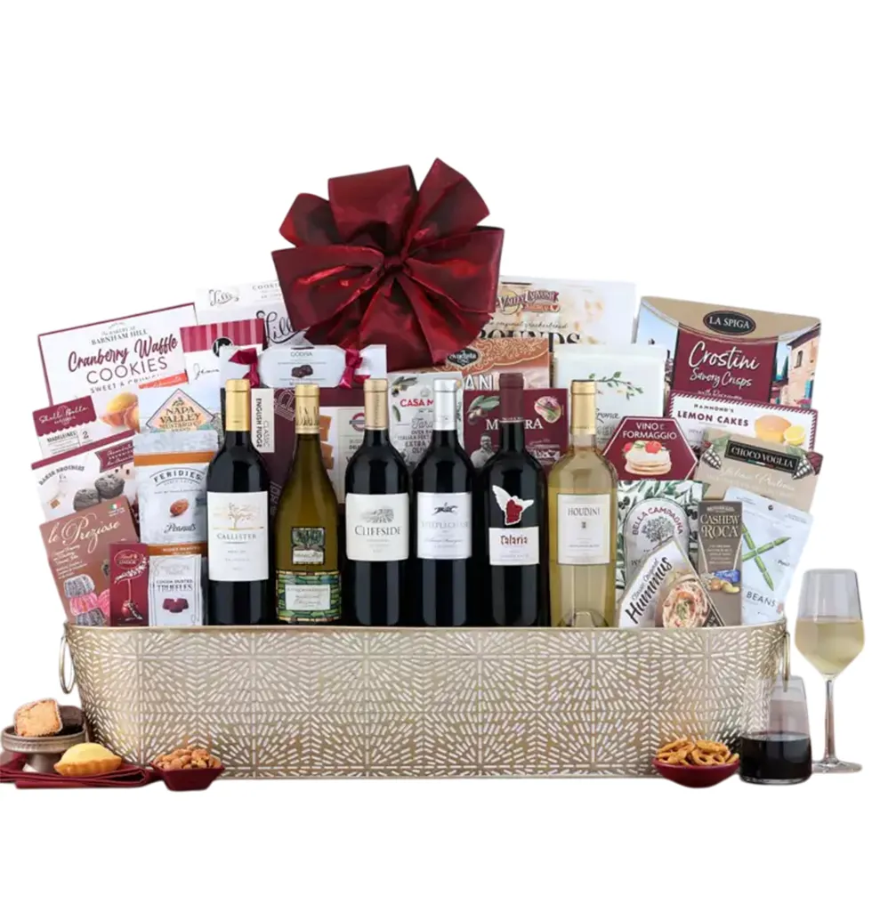 Multi-Wine & Gourmet Indulgence Hamper