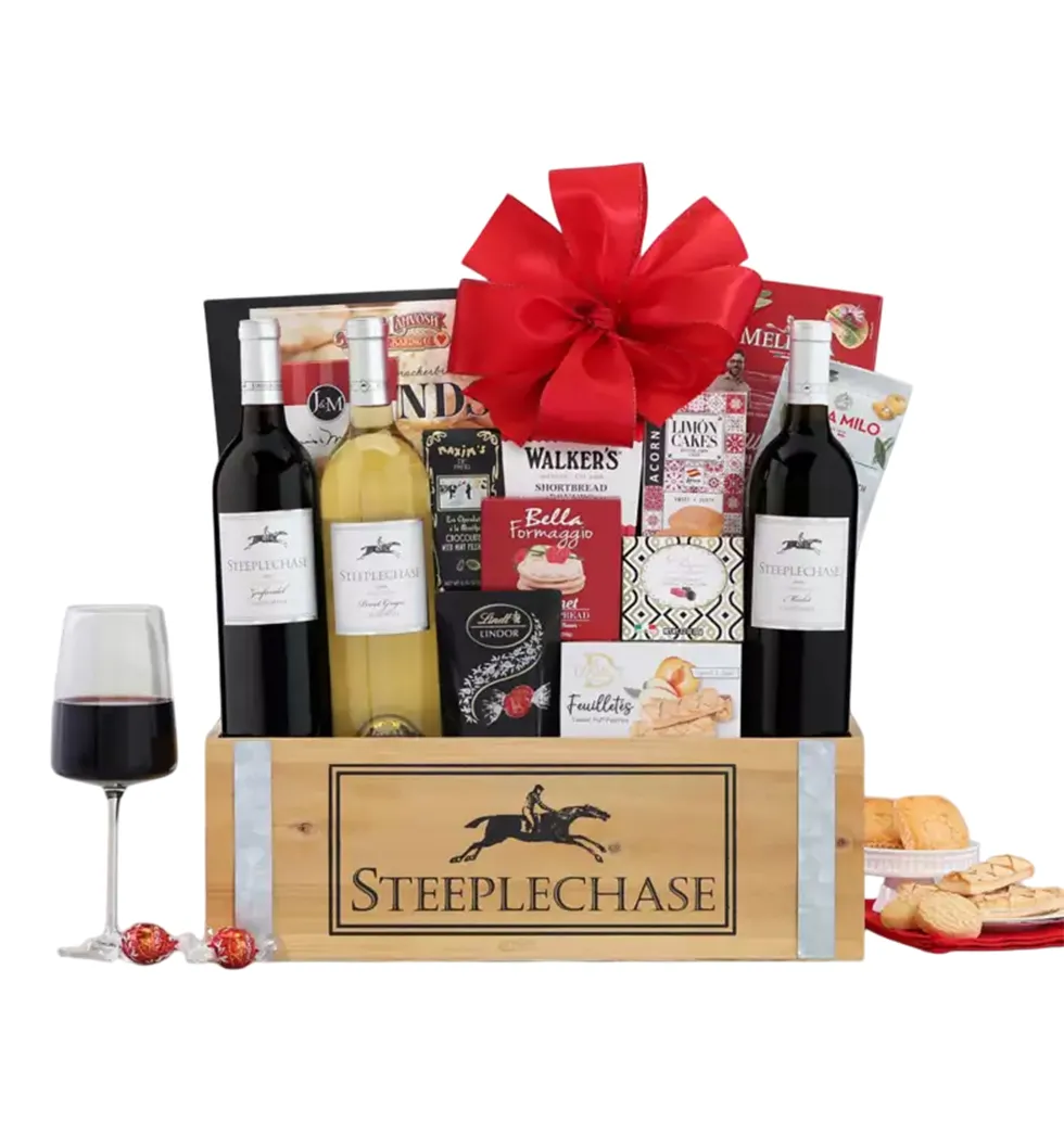 Deluxe Multi-Wine & Treat Hamper