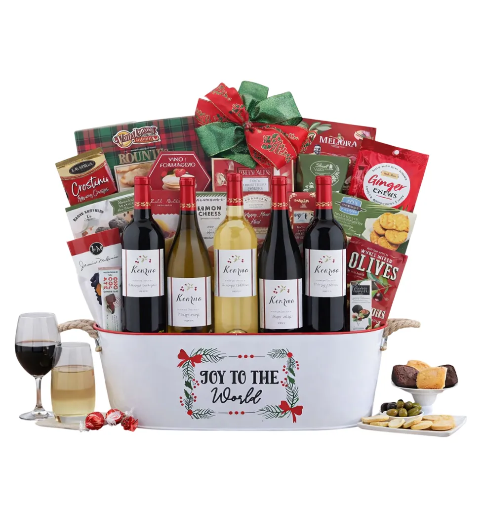 Exquisite Wine & Gourmet Treats Hamper