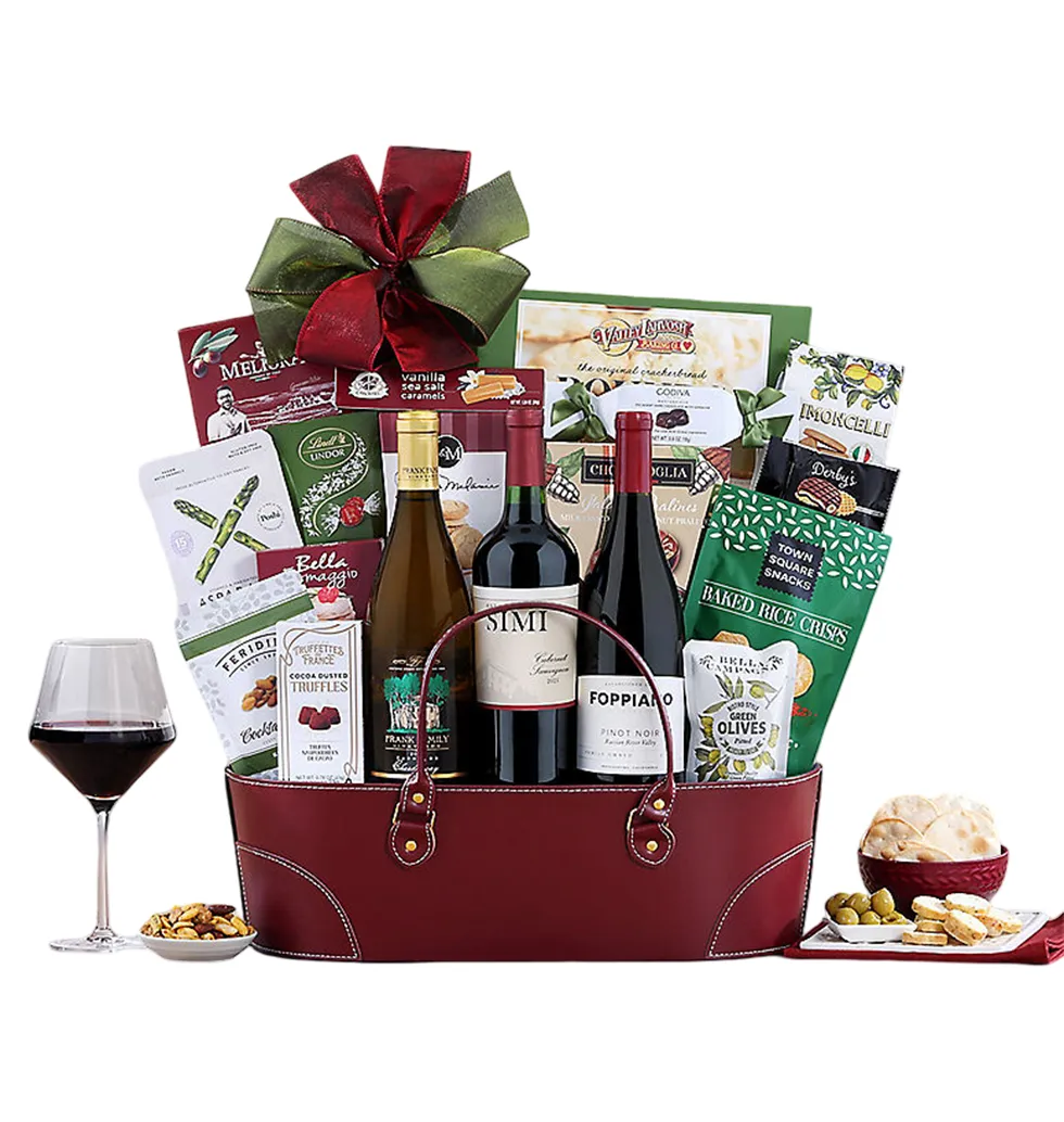 Cheers to Elegance Wine Basket