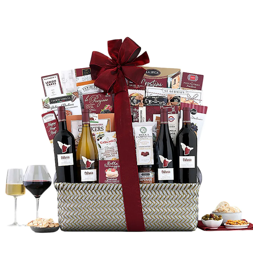Premium Sonoma Wine & Treats Gift Set