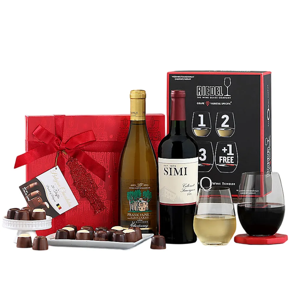 Wine and Chocolate Connoisseur Set