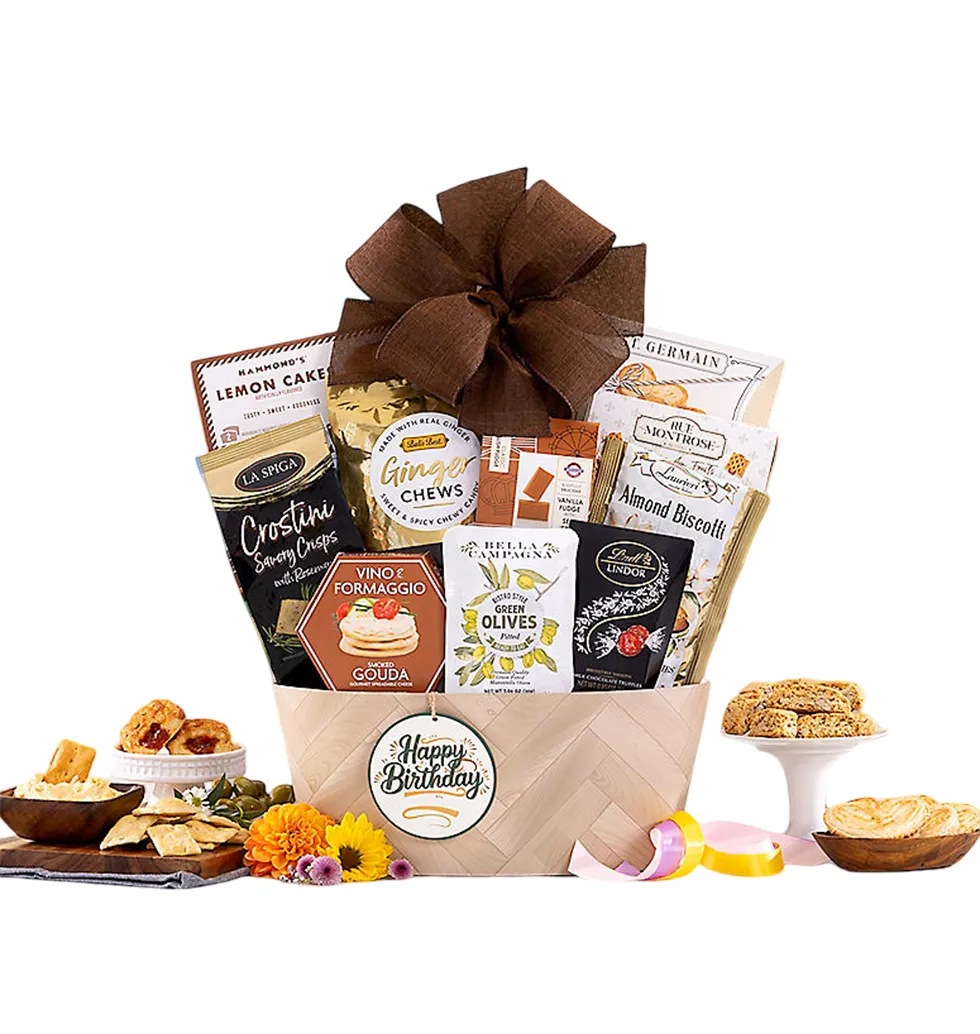 Chocolate & Savory Delight Basket