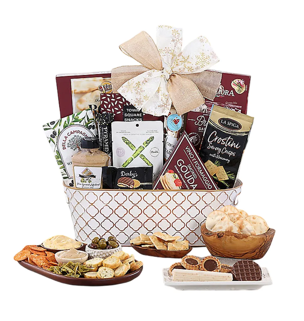 Festive Gourmet Treats Basket