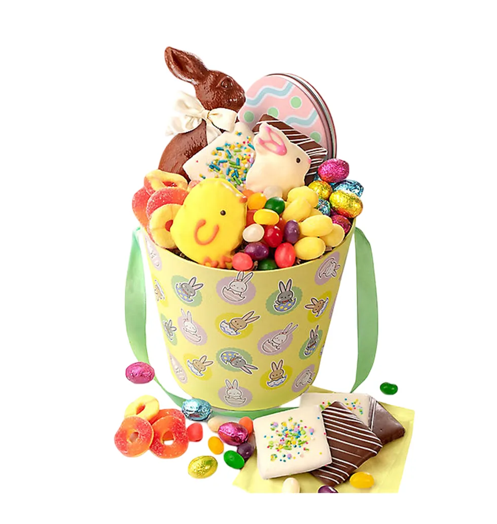 Joyful Bunny Treats Pail