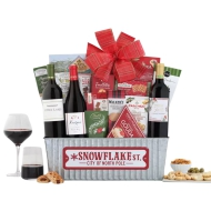 Gourmet Wine & Treats Holiday Basket